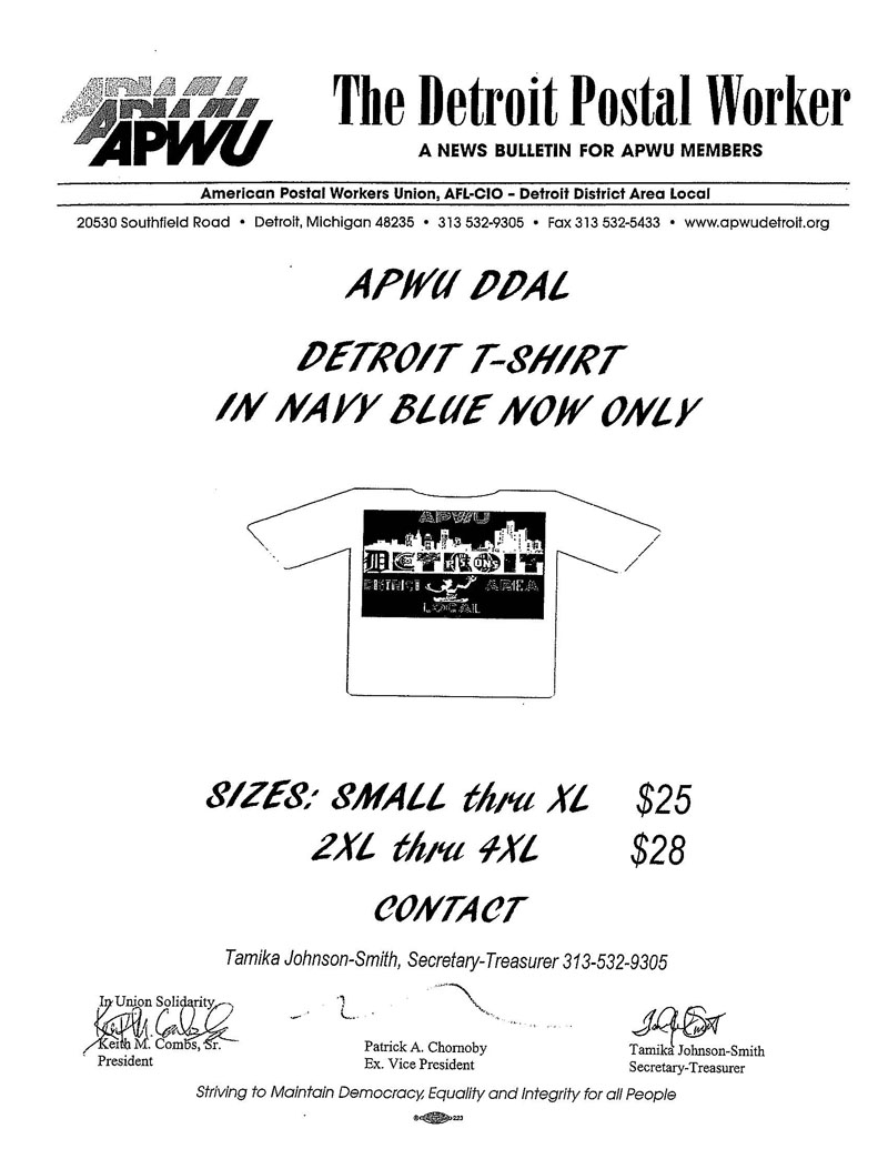 apwu t shirts